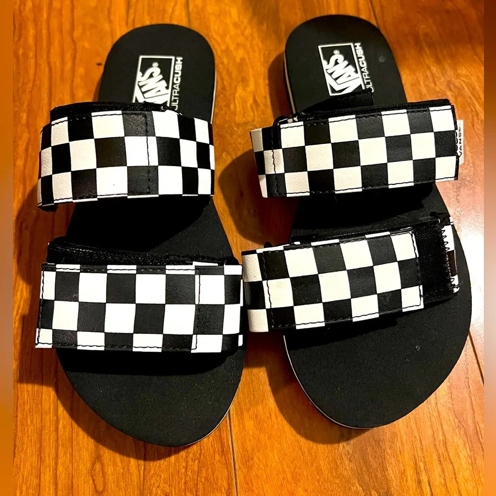 Shoes | Vans Checkered Sandals | Poshmark